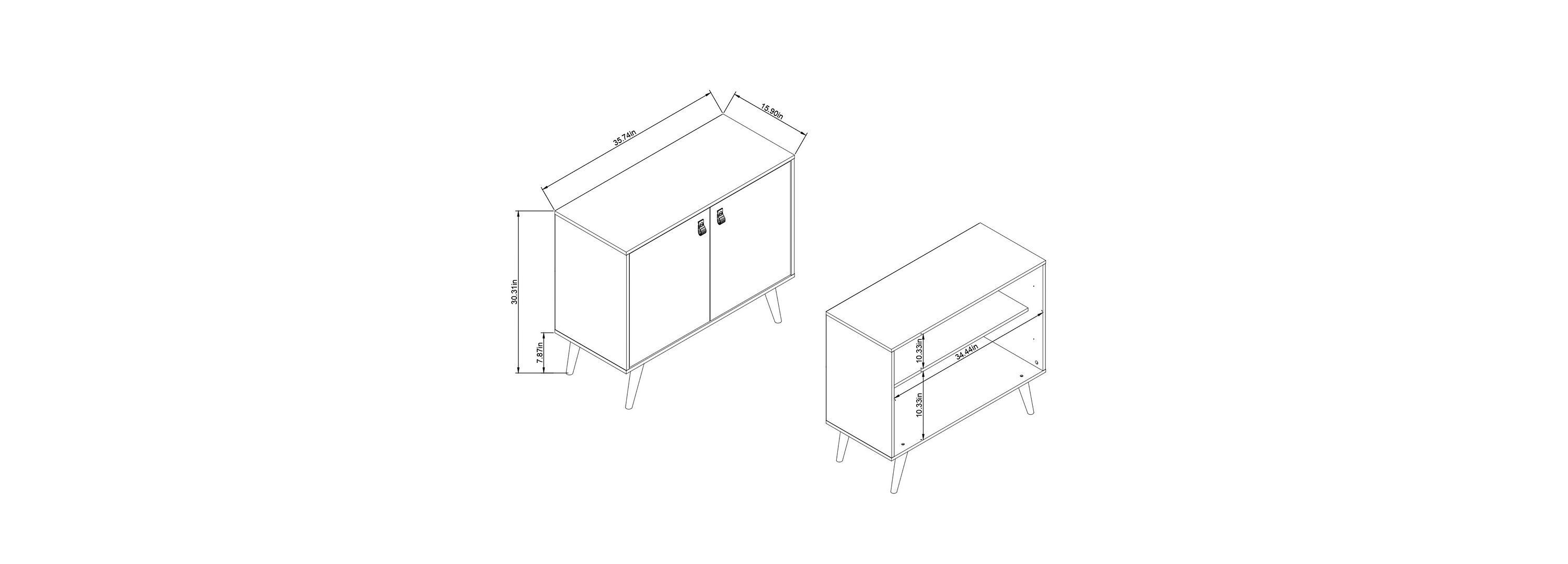 Amber Accent Cabinet