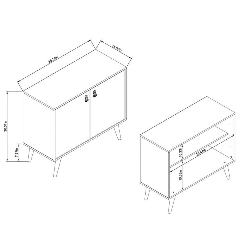 Amber Accent Cabinet