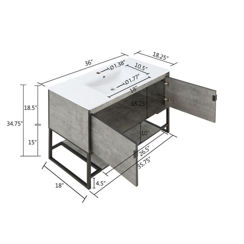 Scarsdale 36 Vanity Sink
