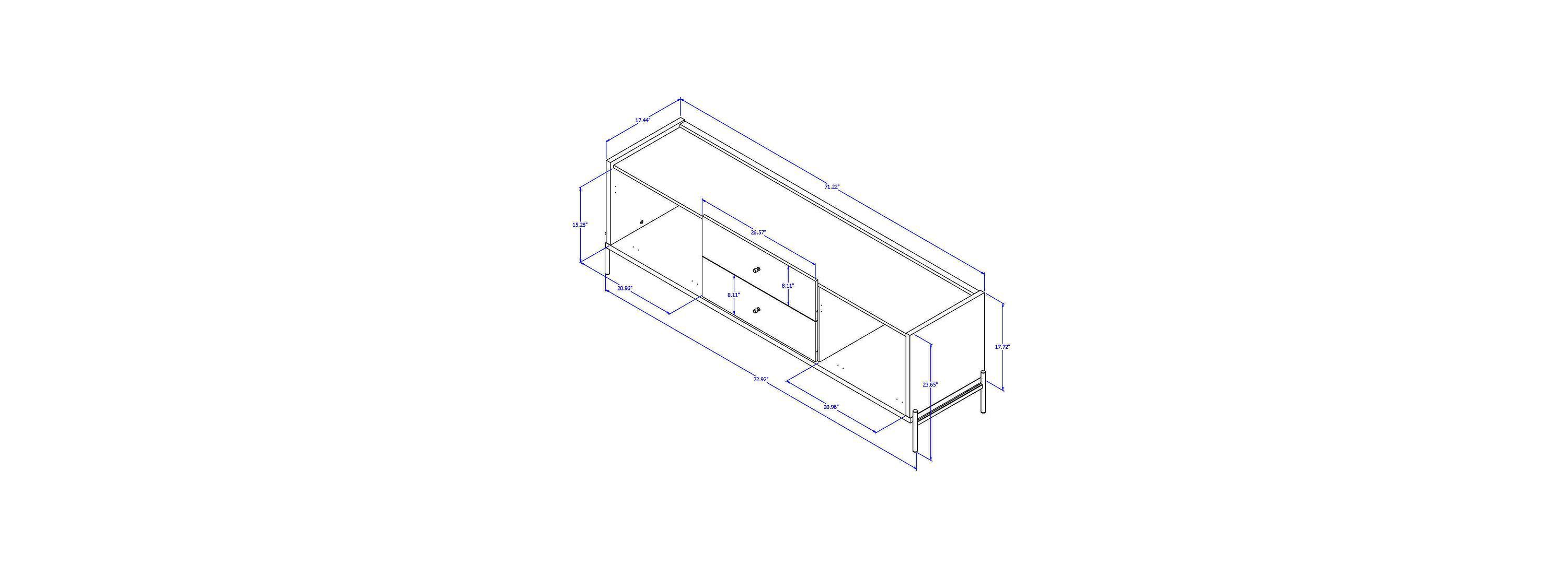 Jasper 72.91" TV Stand