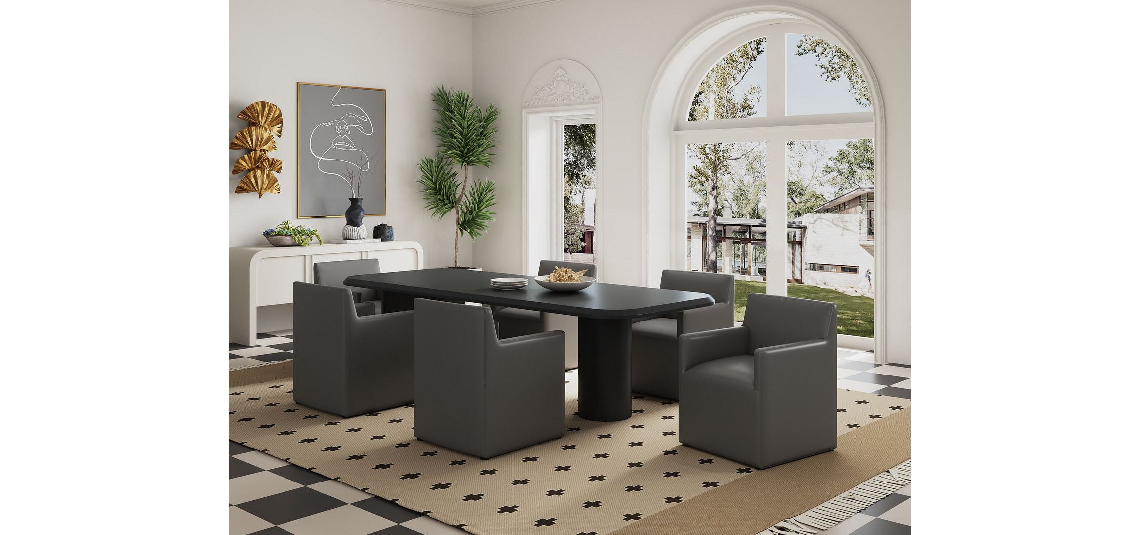 Anna Square Dining Armchair