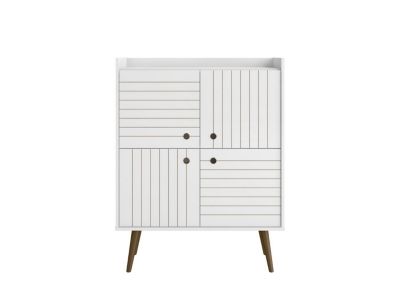Manhattan Comfort Bogart Accent Cabinet, White