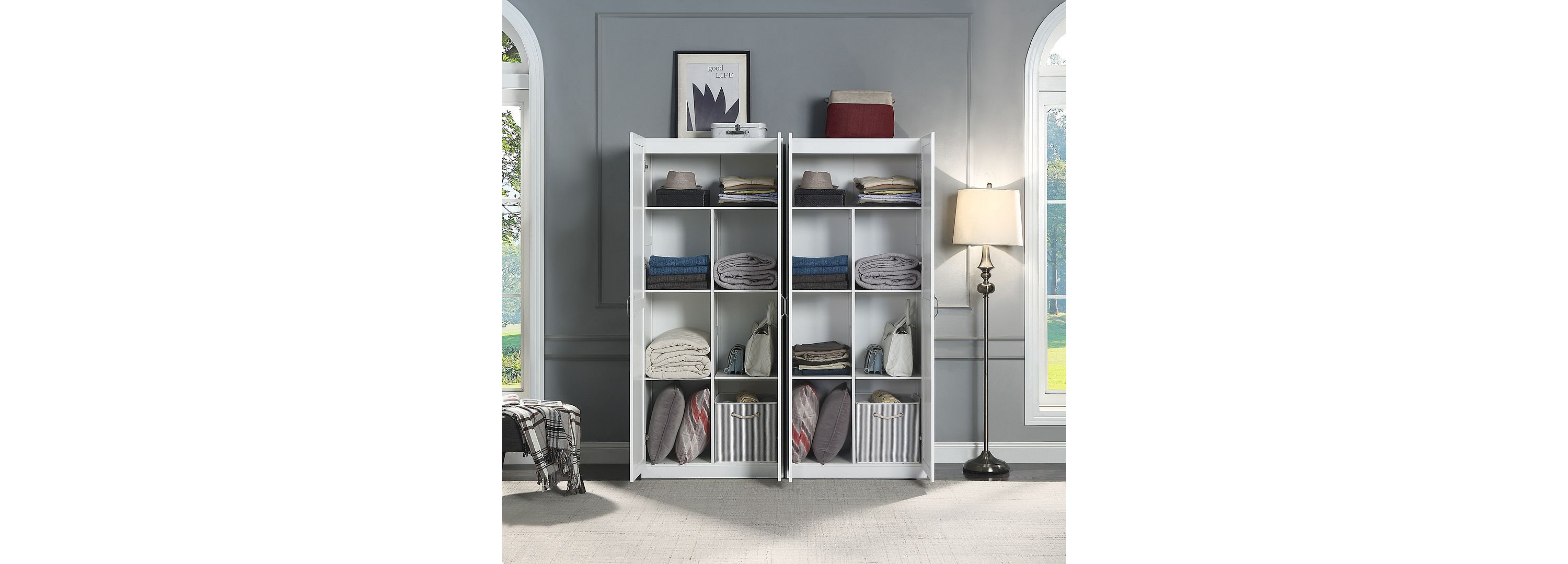 2 Piece-  Hopkins Storage Closet 2.0