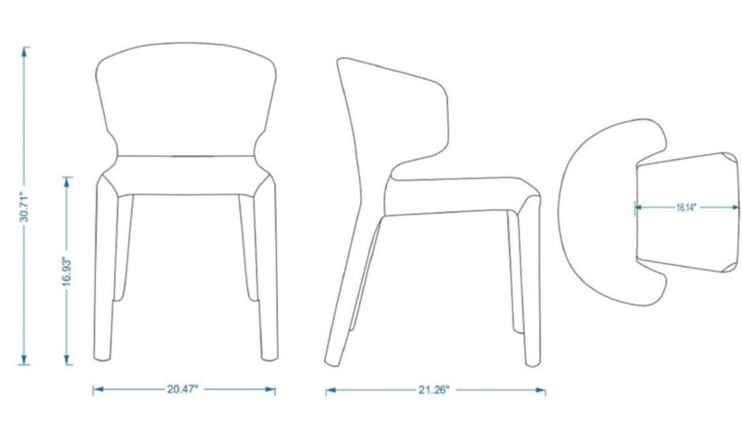 Conrad Woven Dining Chair -Set of 4