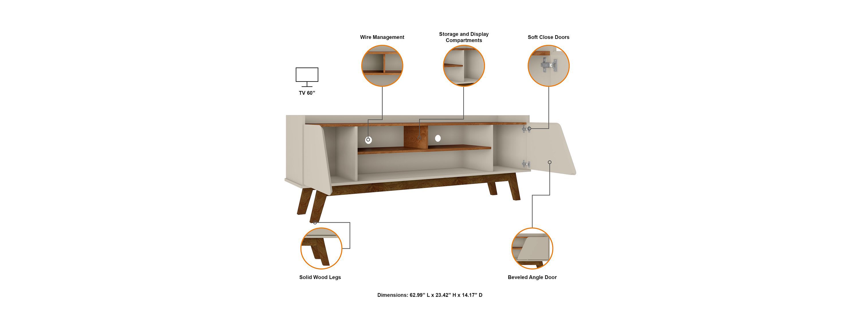 Marcus 62.99 TV Stand