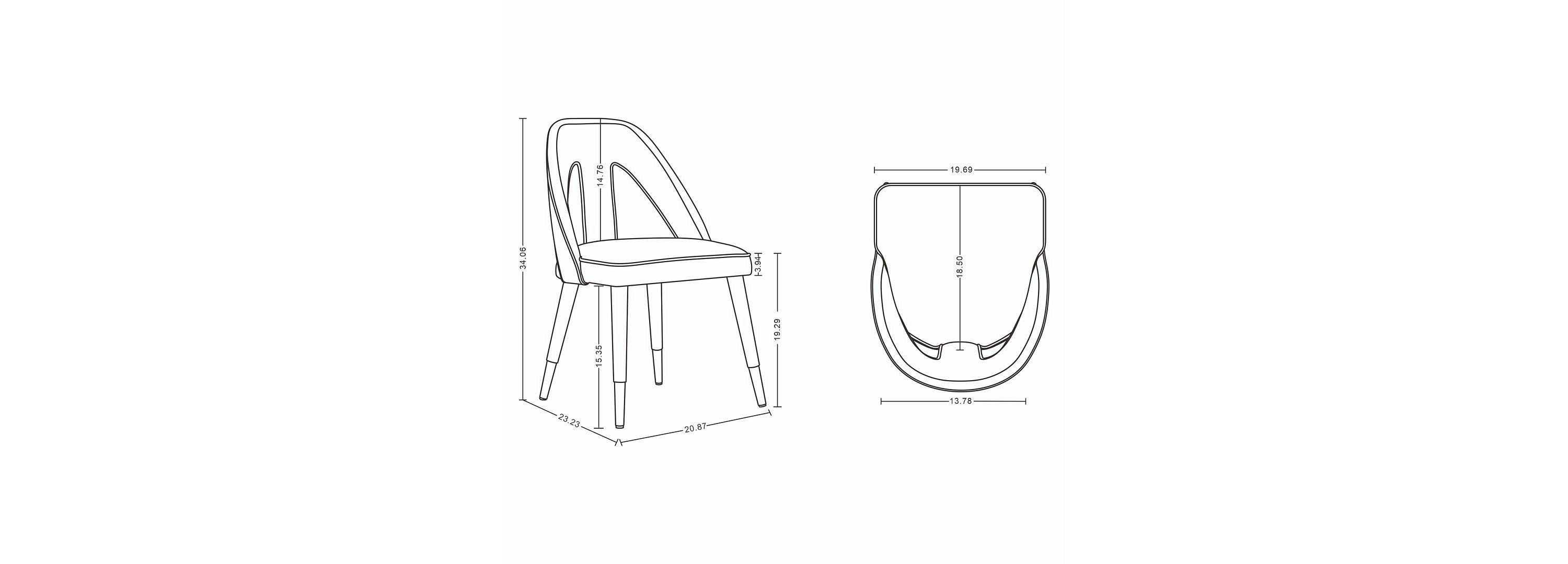 Neda Dining Chair- Set of 2