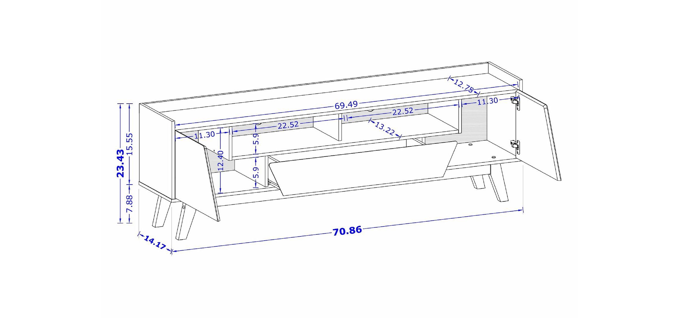 Marcus 70.86 TV Stand