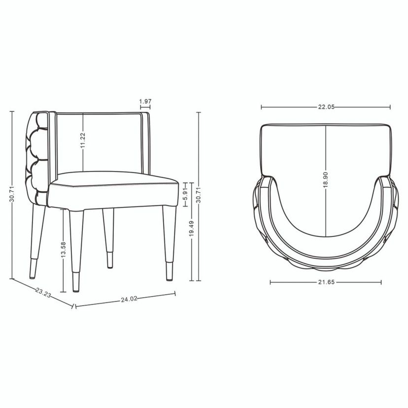 Maya Dining Chair - Set of 2