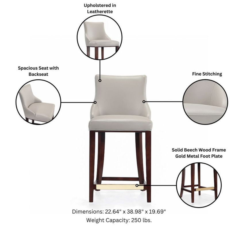 Shubert Counter Stool - Set of 3