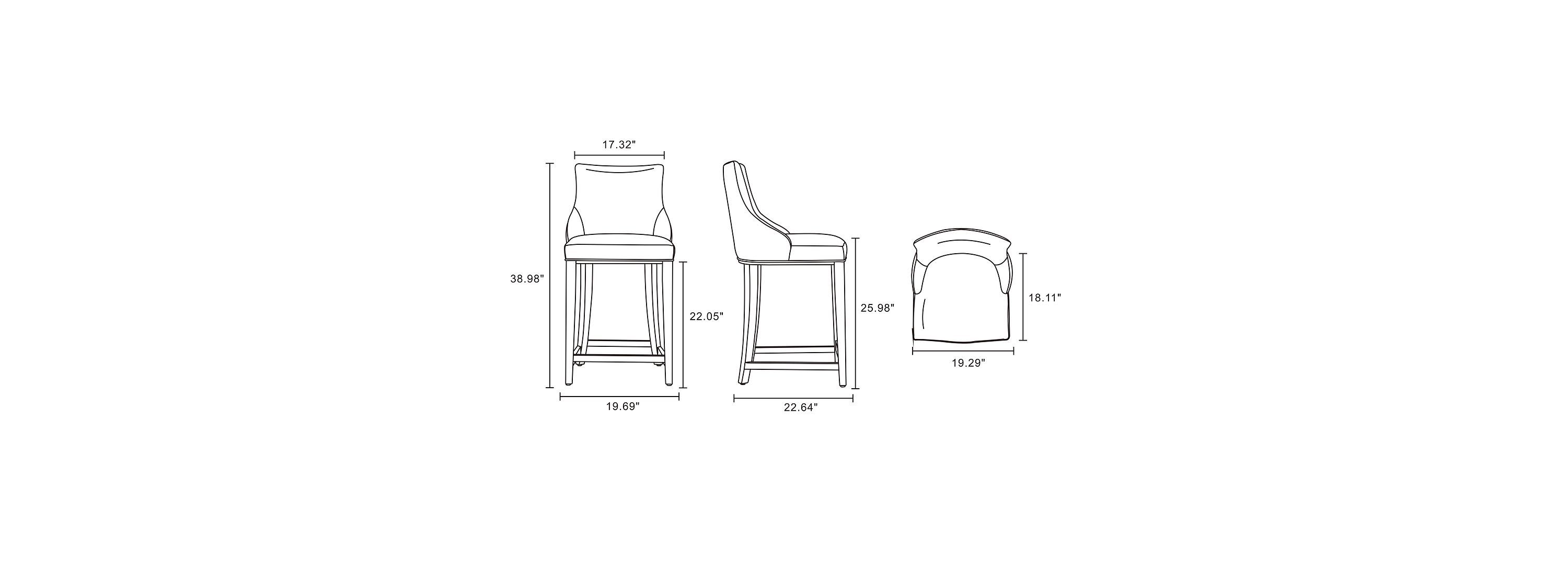 Shubert Counter Stool