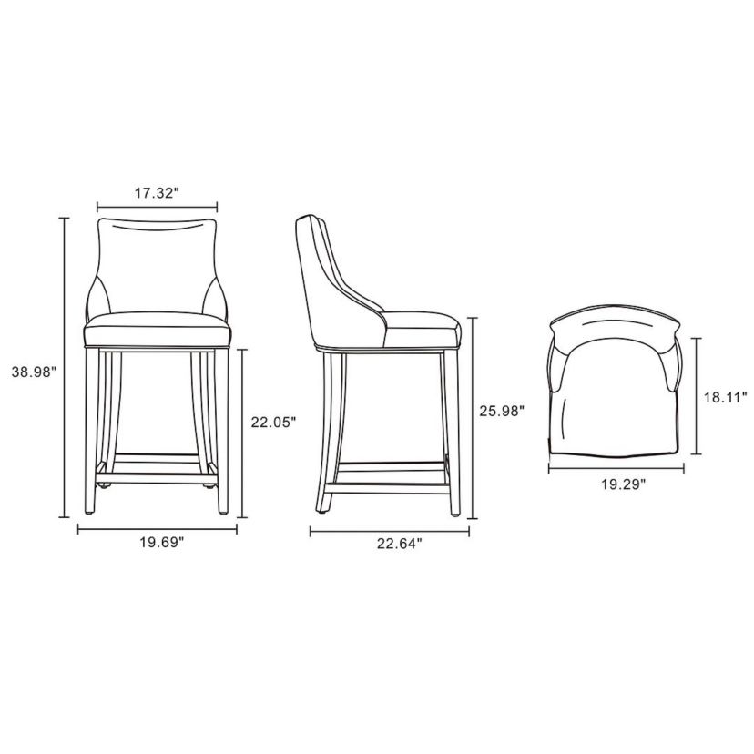 Shubert Counter Stool