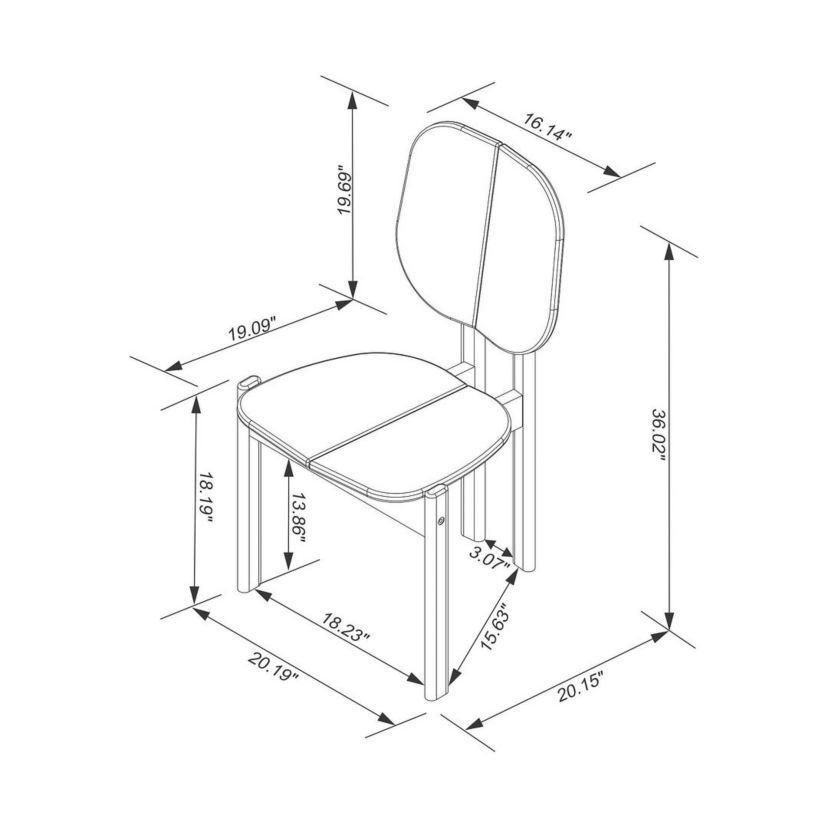 Gales Dining Chair Set of 2