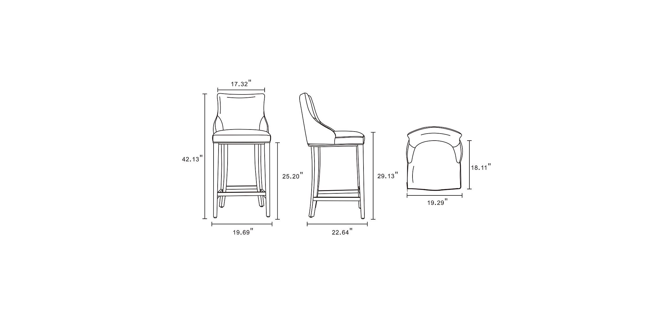 Shubert Barstool - Set of 2