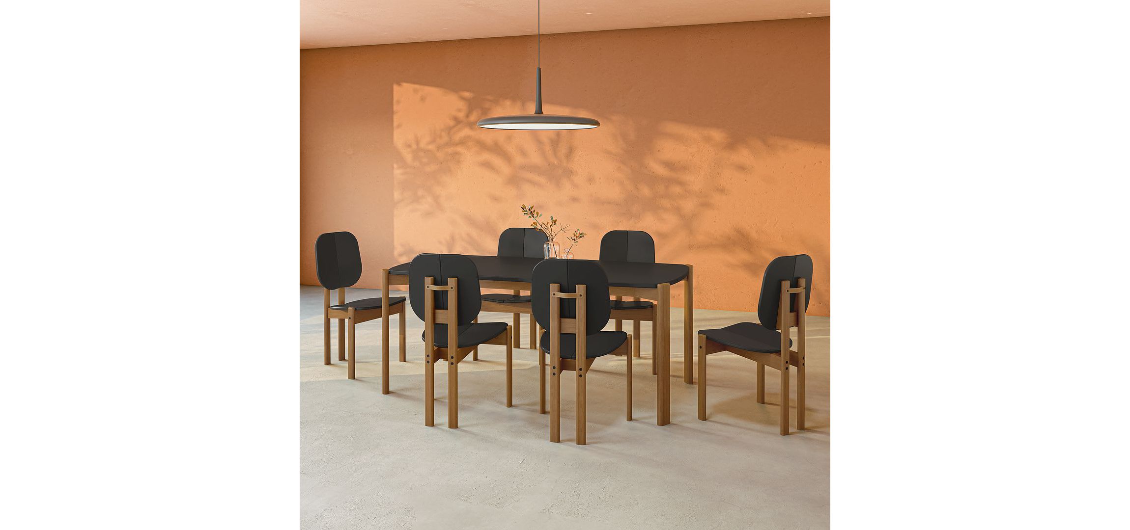 Gales 70.87 Dining Table Set of 7