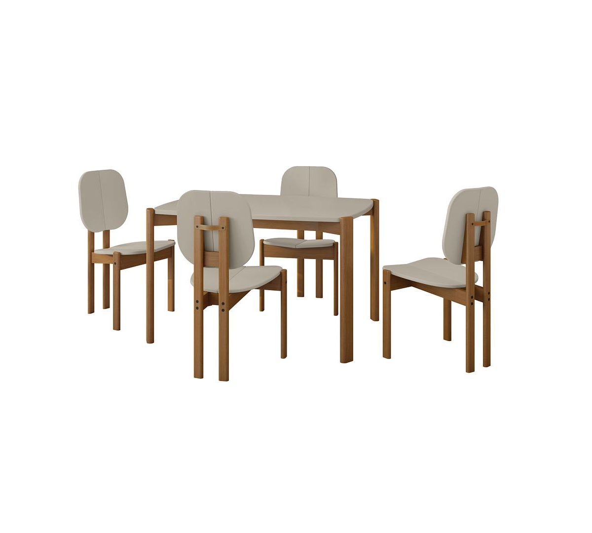 Gales 47.24 Dining Table Set of 5
