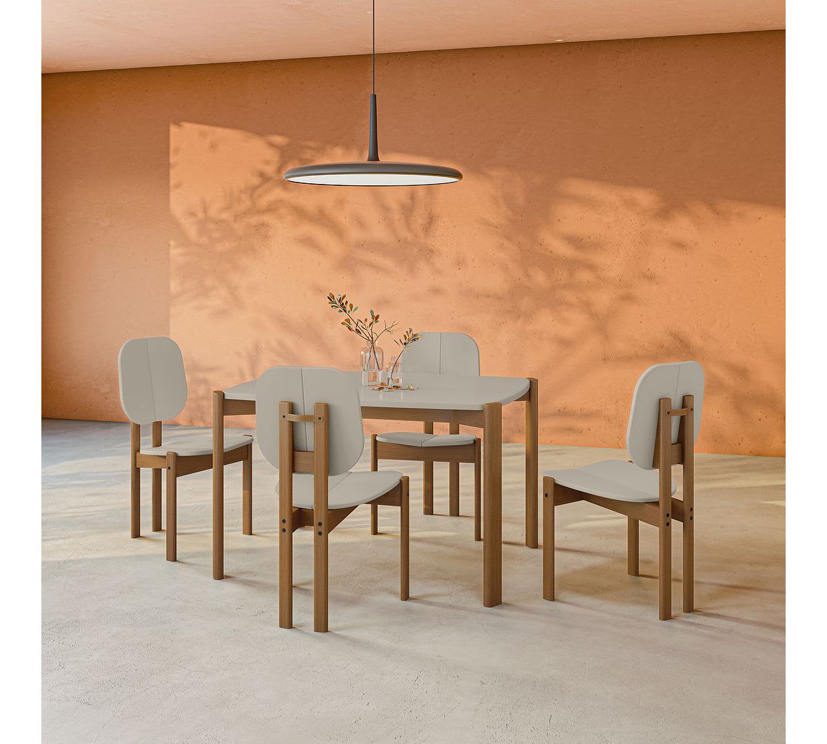 Gales 47.24 Dining Table Set of 5
