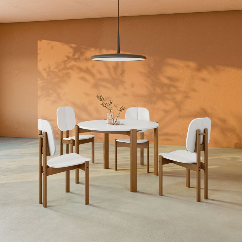 Gales Round 46.54 Dining Table Set of 5