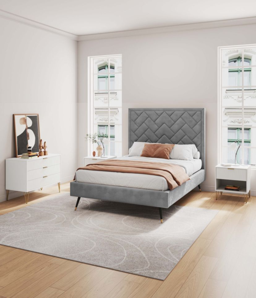 2-Piece DUMBO Standard 3-Drawer Dresser and DUMBO 1.0 Nightstand