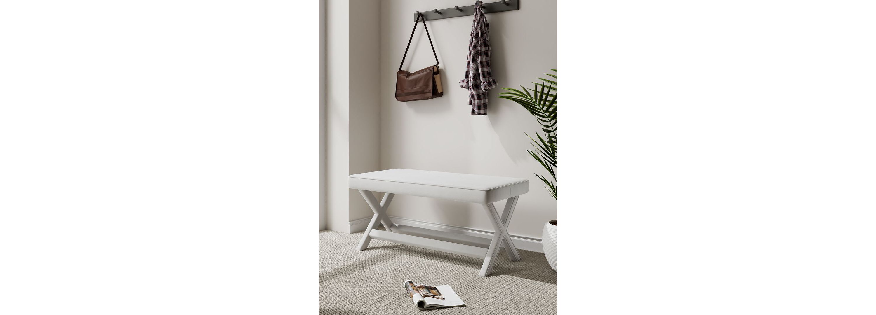 Abigail Double Ottoman Bench