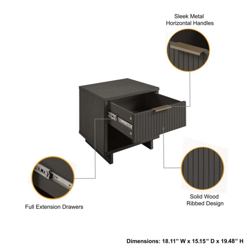Granville 2- Piece Nightstand
