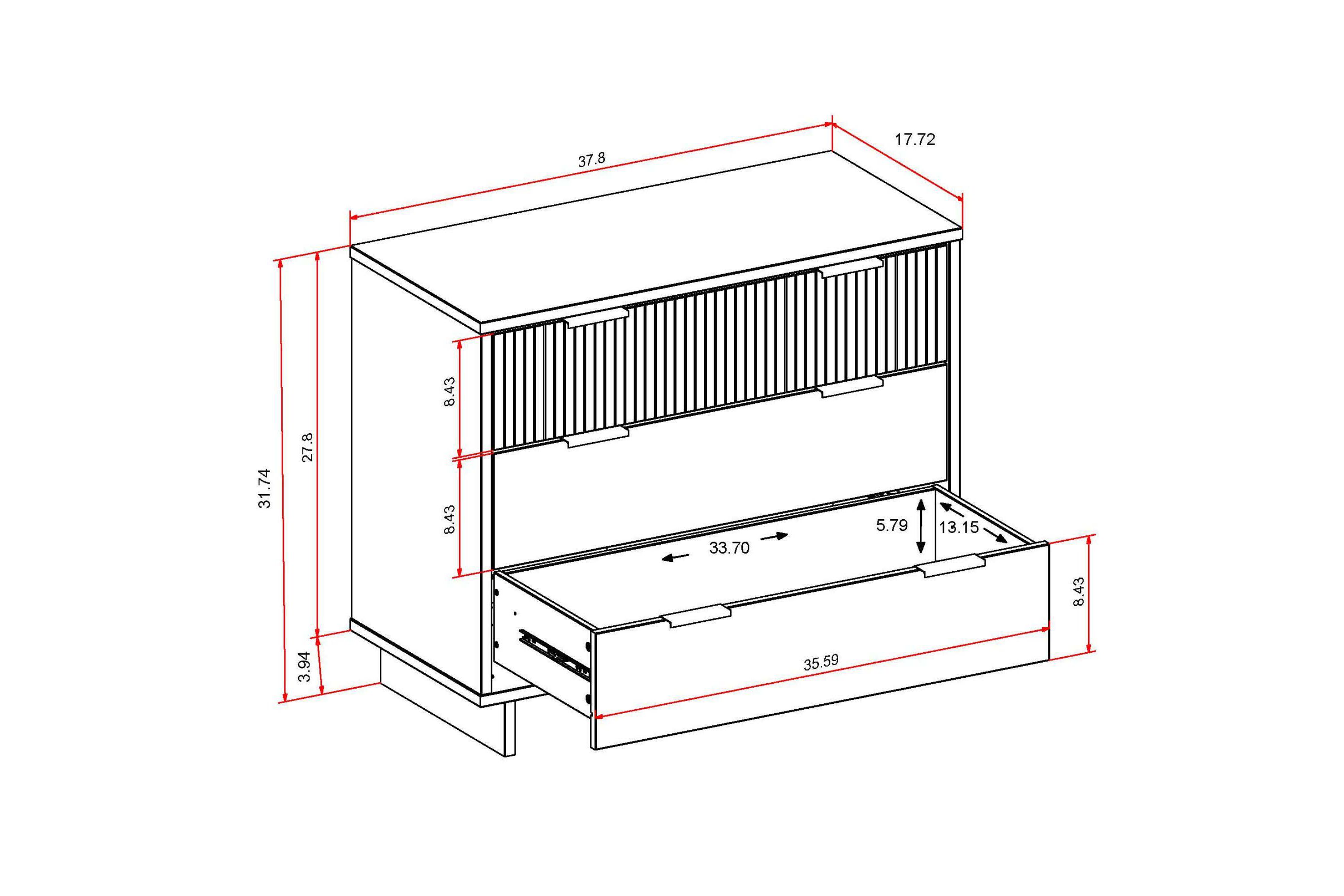 Granville Dresser and Chest
