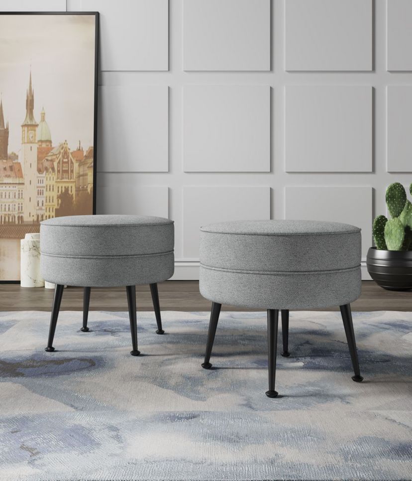 Bailey Ottoman - Set of 2