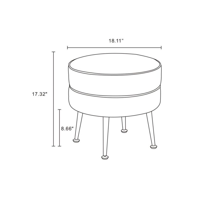 Bailey Ottoman - Set of 2