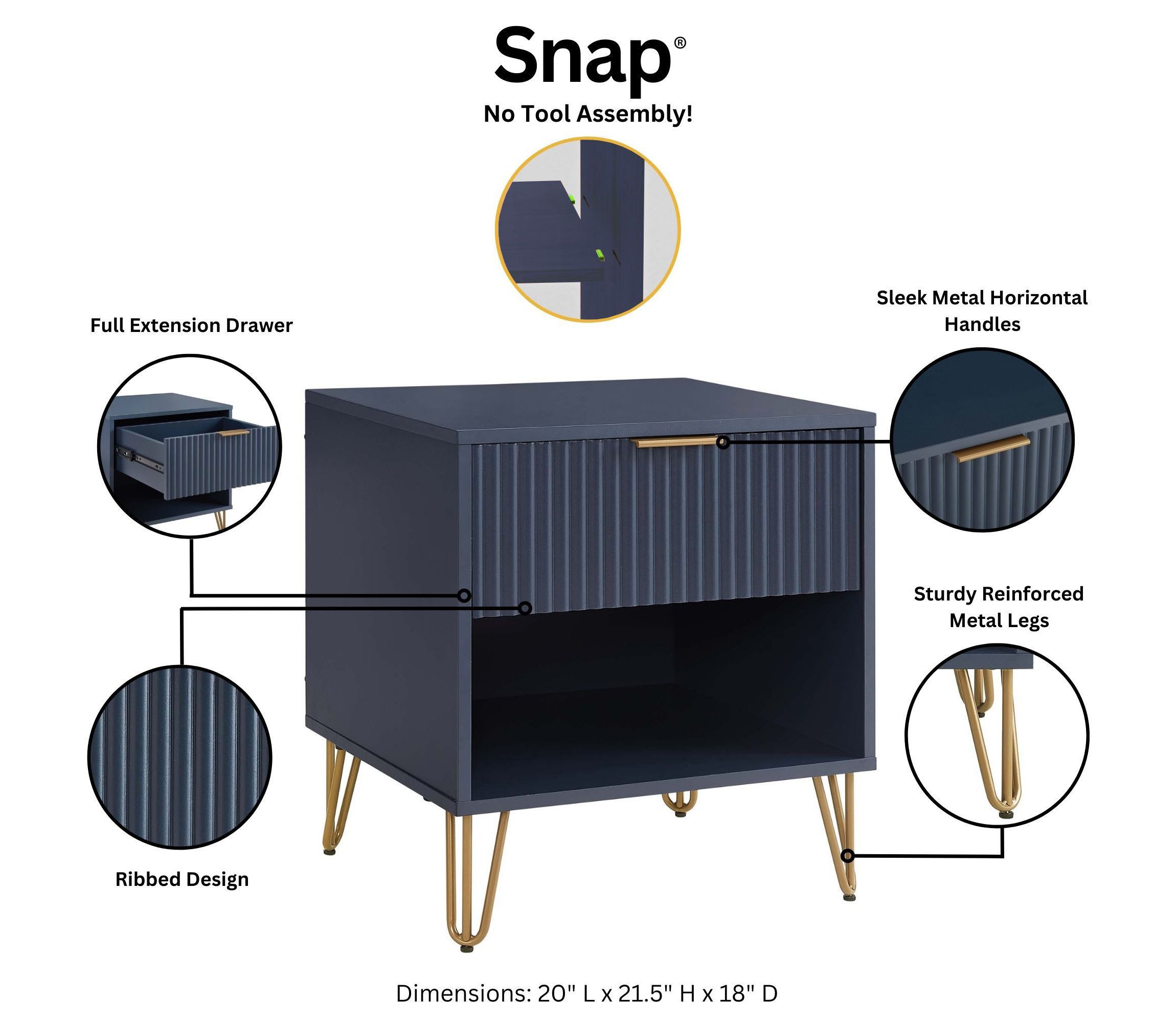 DUMBO 1.0 Nightstand - Set of 2
