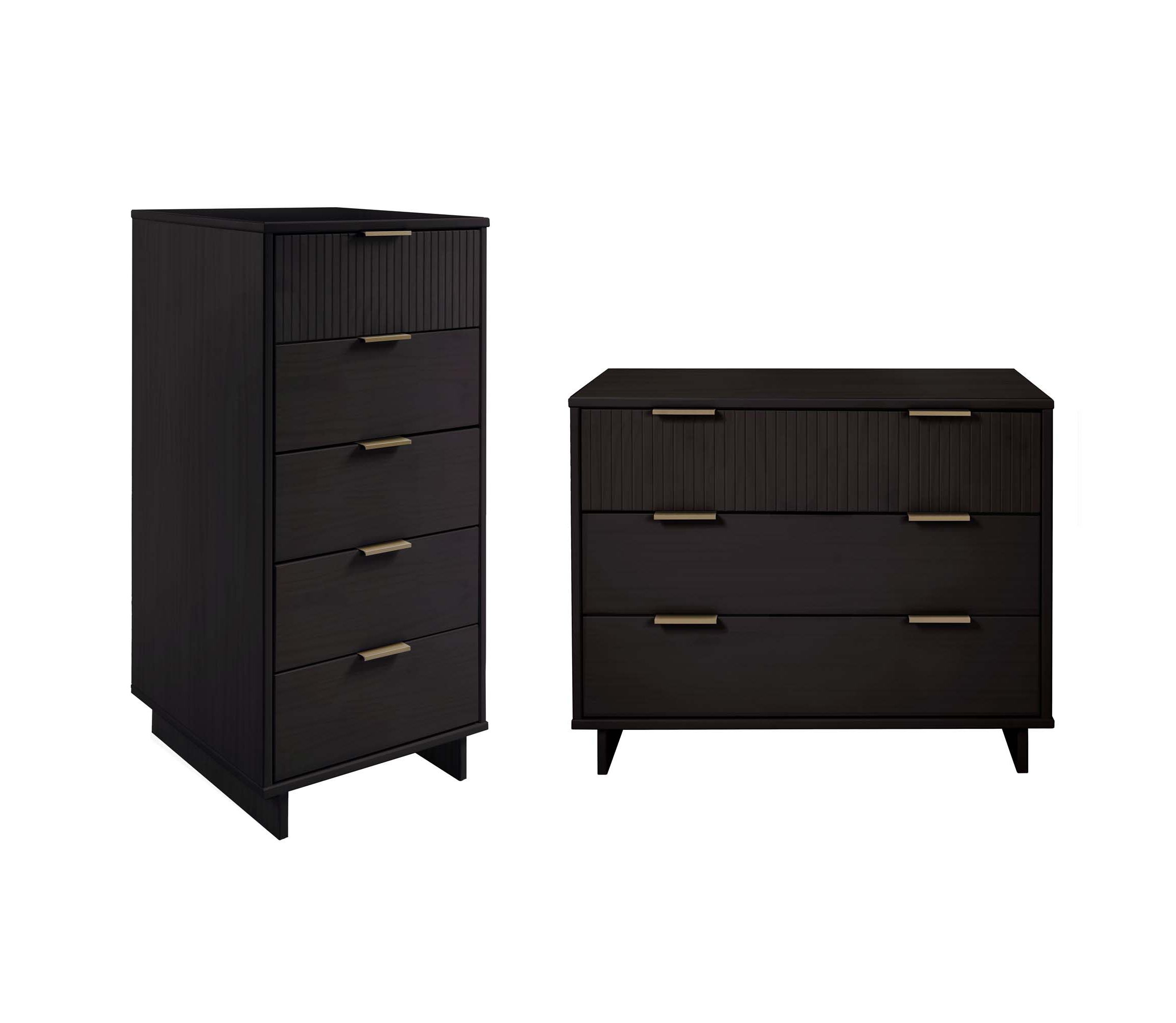 Granville 2 Piece - Tall Narrow and Standard Dresser