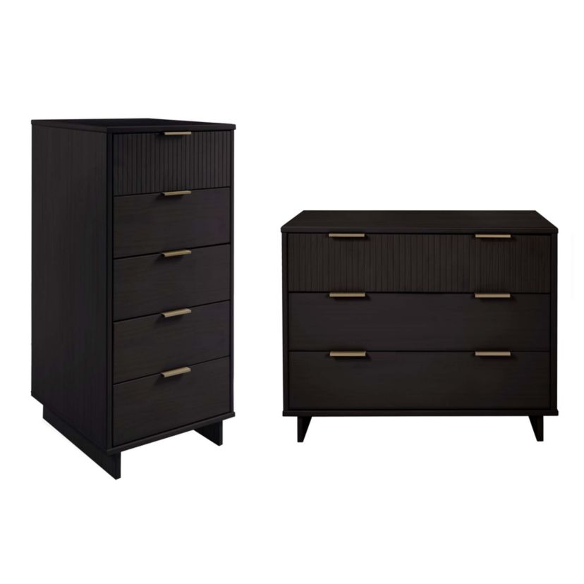 Granville 2 Piece - Tall Narrow and Standard Dresser