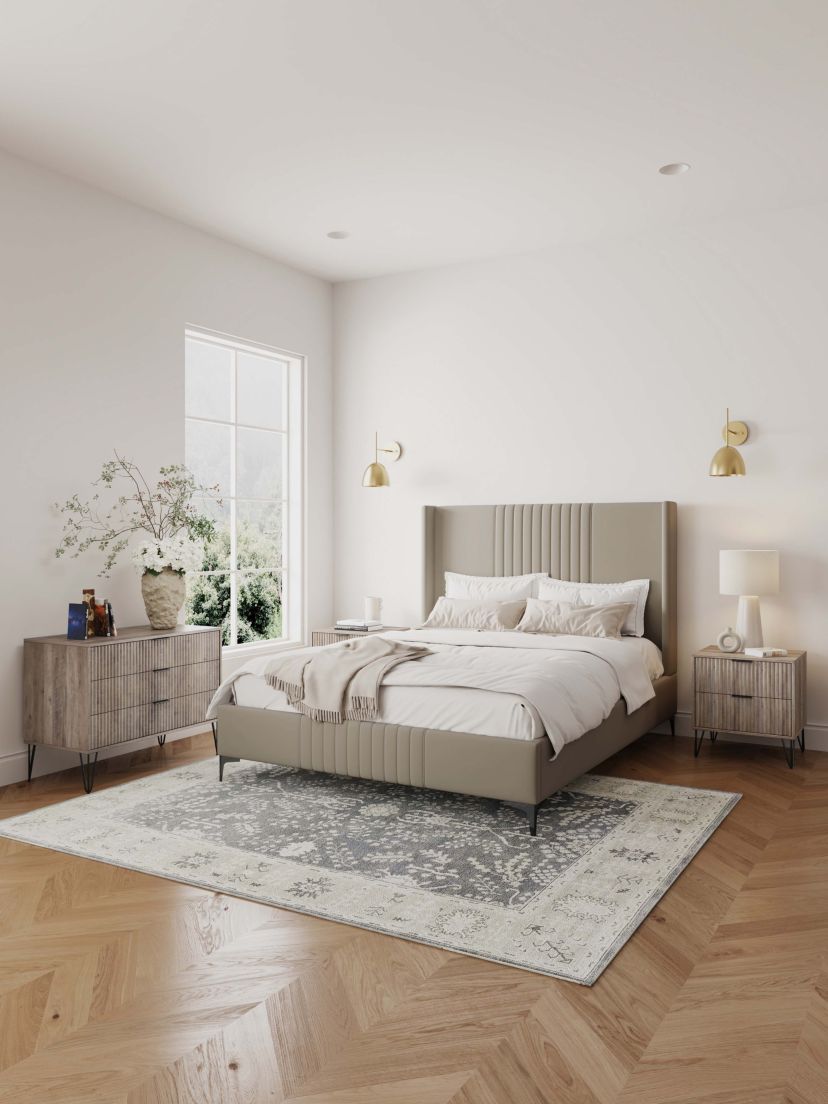 2-Piece DUMBO Standard 3-Drawer Dresser and DUMBO 2.0 Nightstand