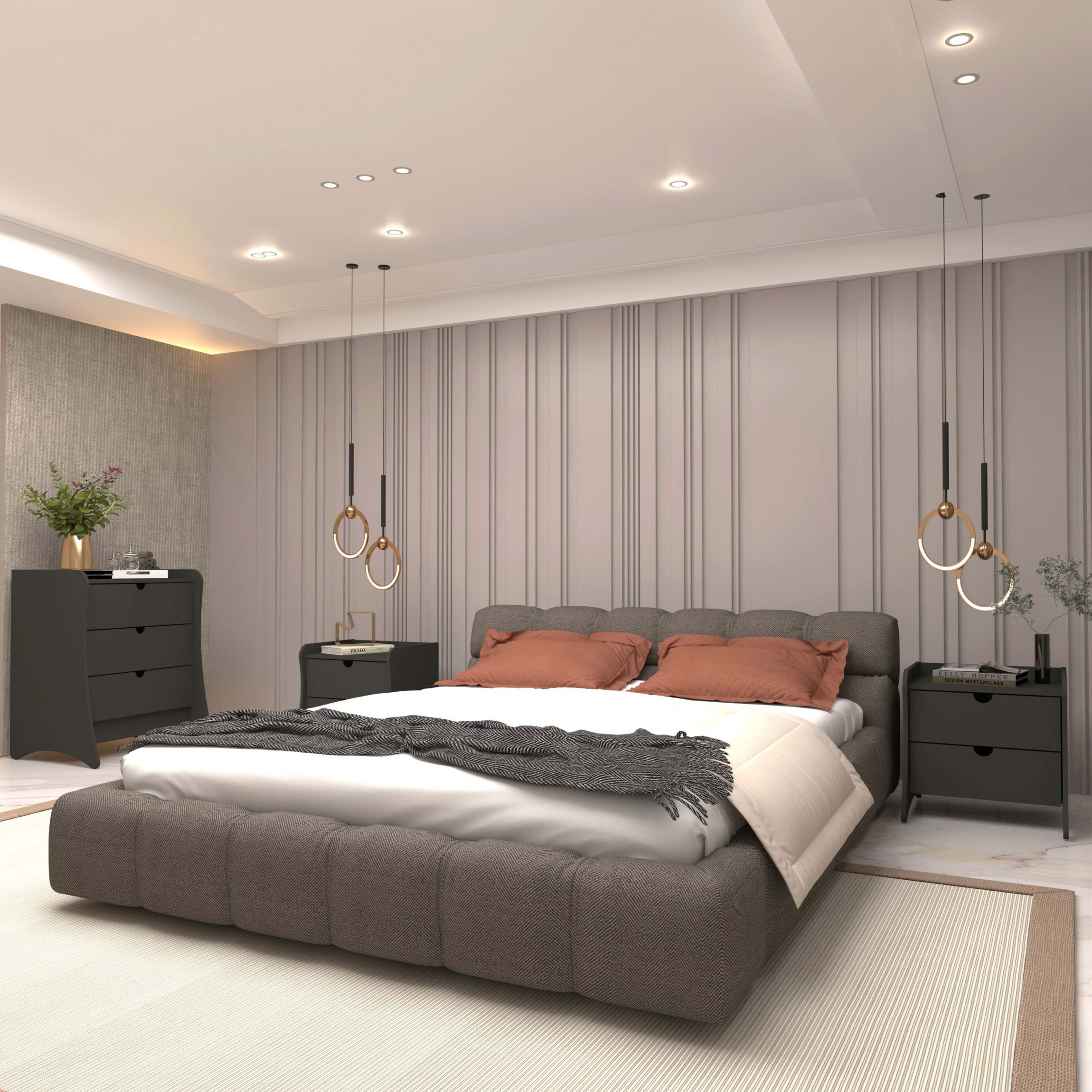Coney 3-Piece Dresser and 2 Nightstands
