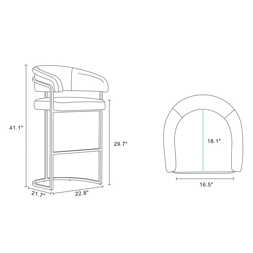 Augusta Barstool - Set of 2