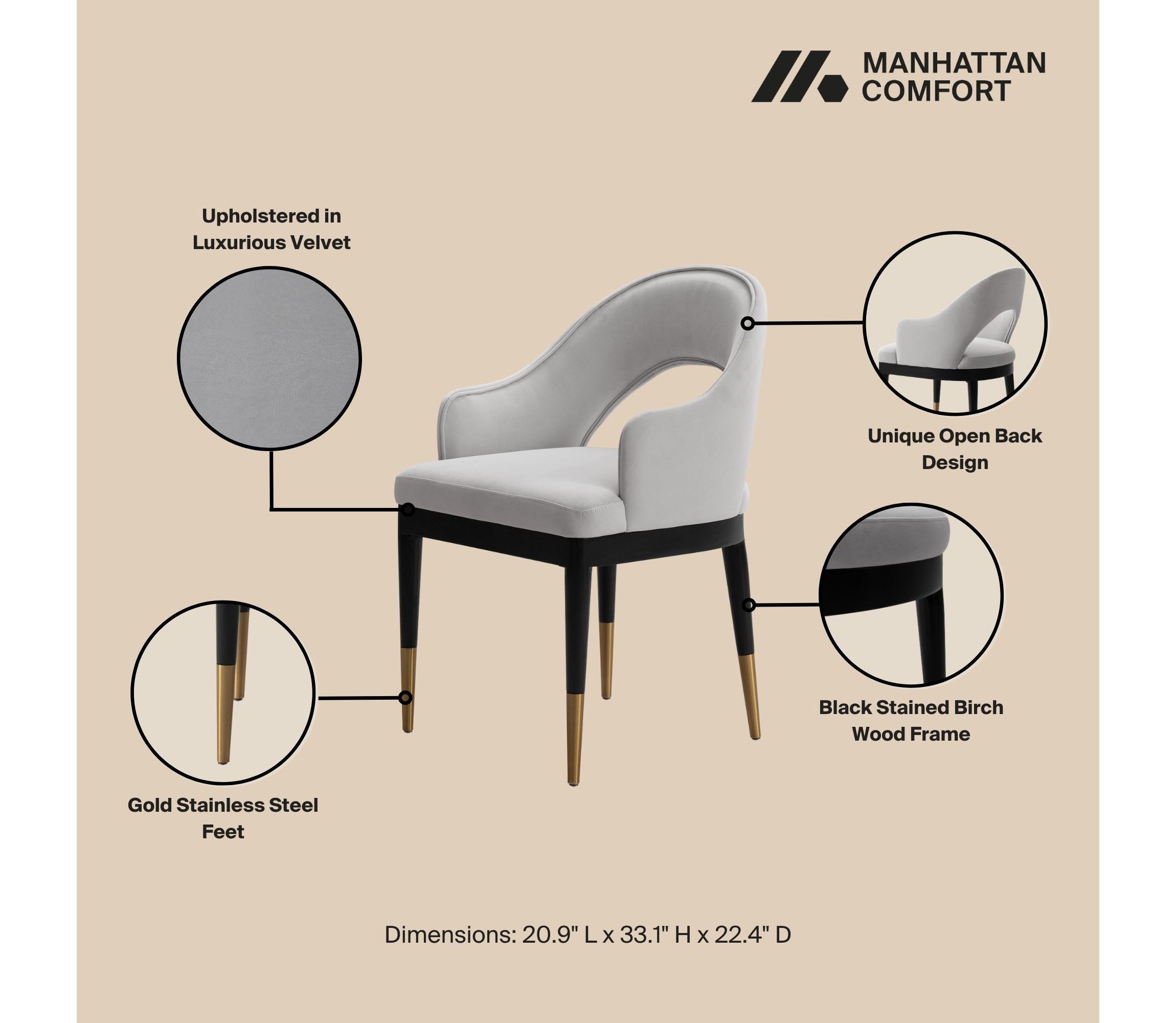 Carrington Dining Armchairs - Set of 2