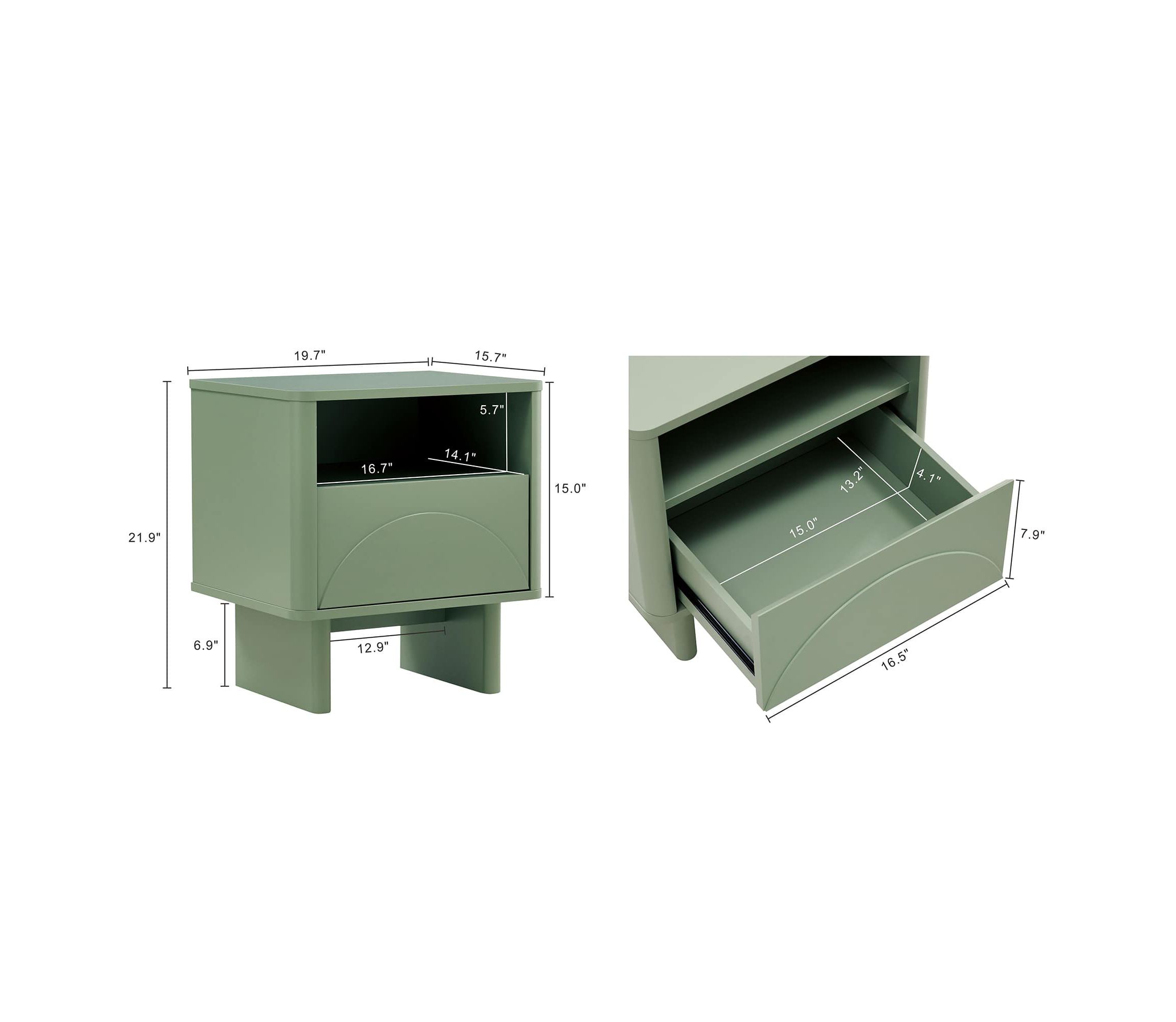 Ella Nightstand - Set of 2
