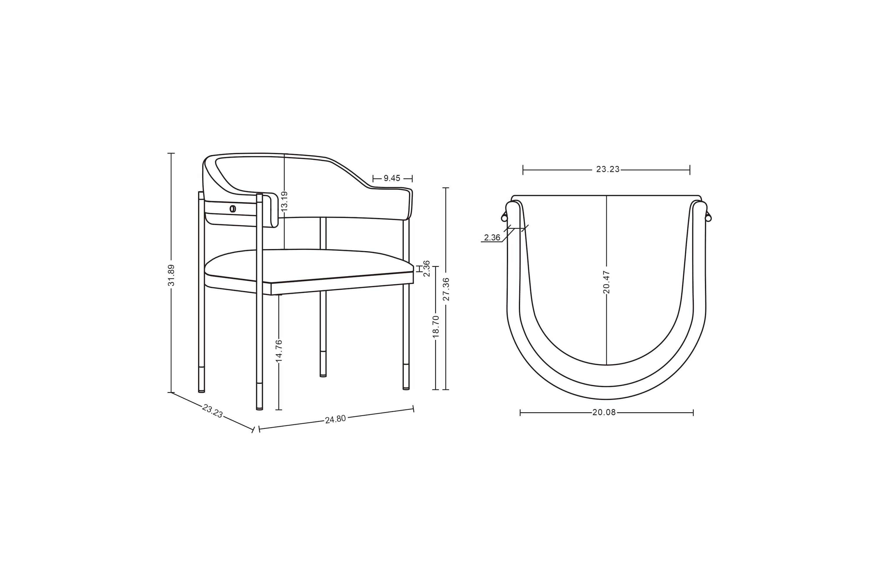 Lia Dining Armchair