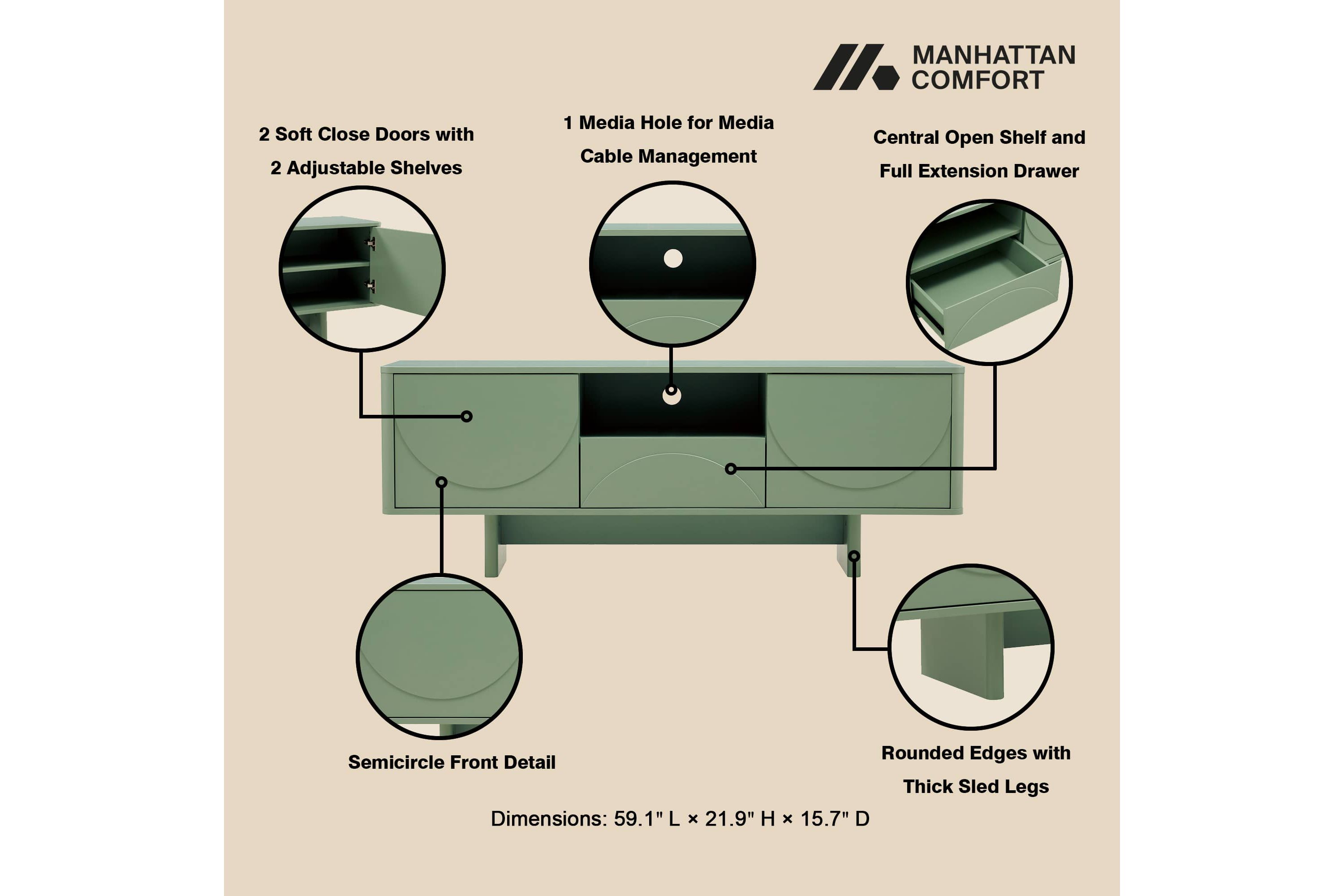 Ella 59" TV Stand