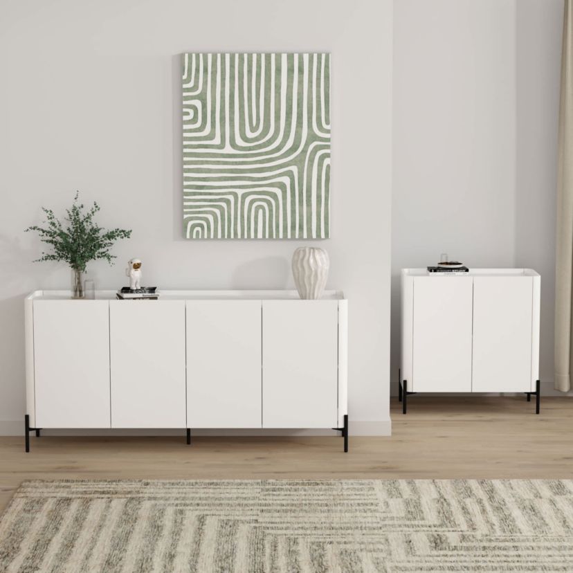 2-Piece Abbey Accent Cabinet and Sideboard