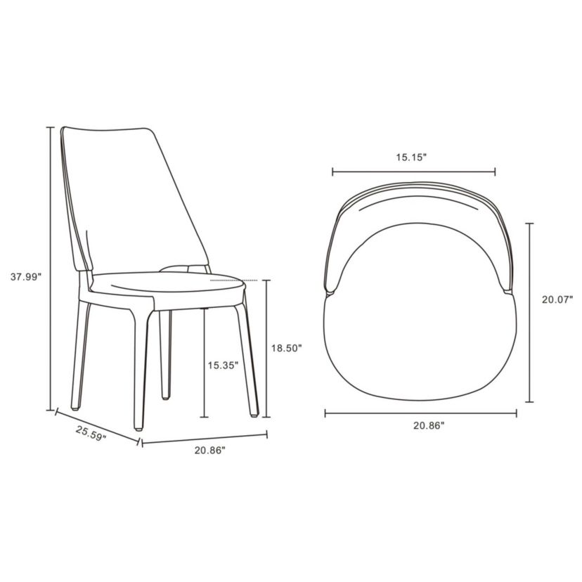 Kara Dining Chair - Set of 4