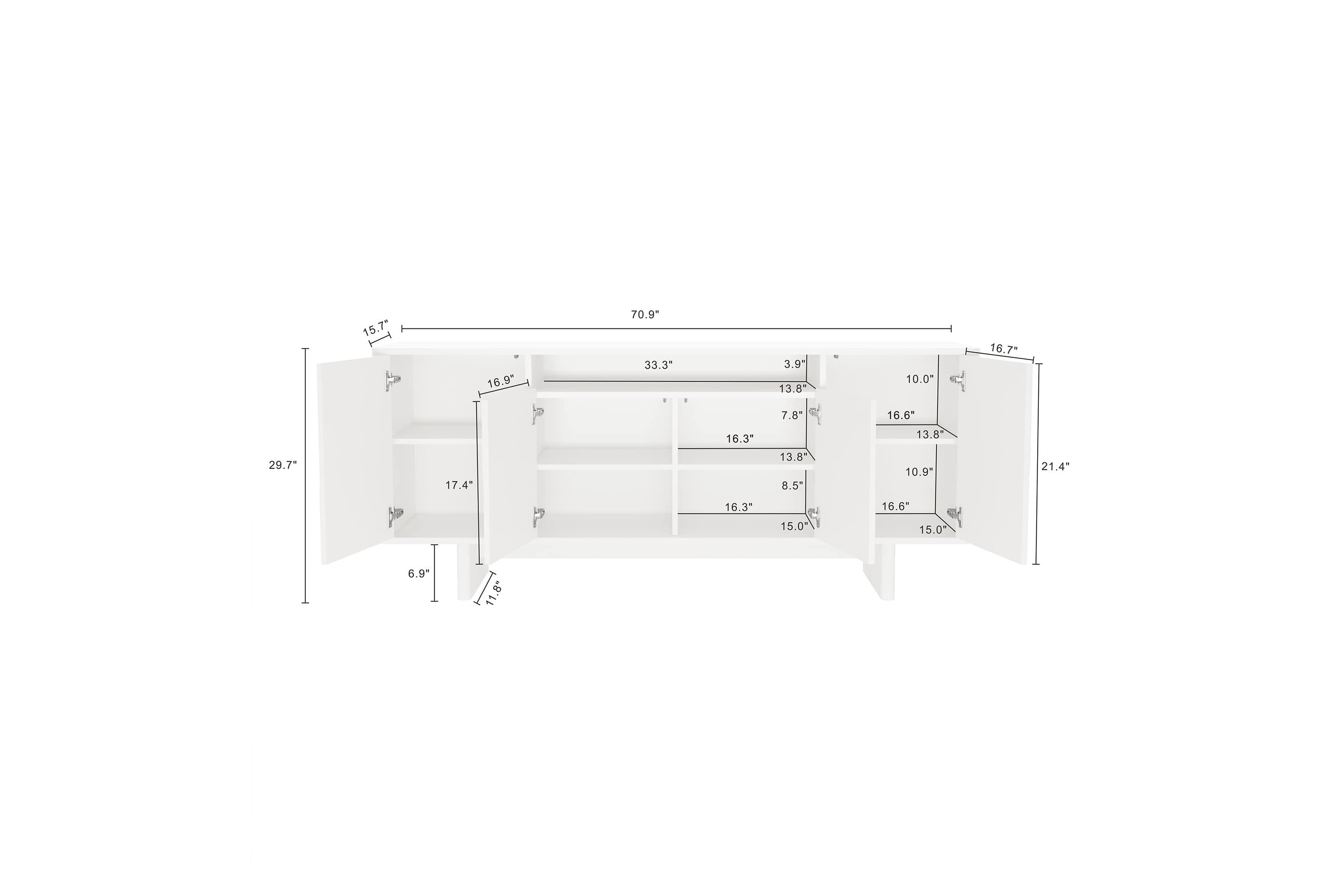 Ella 70.86" Sideboard