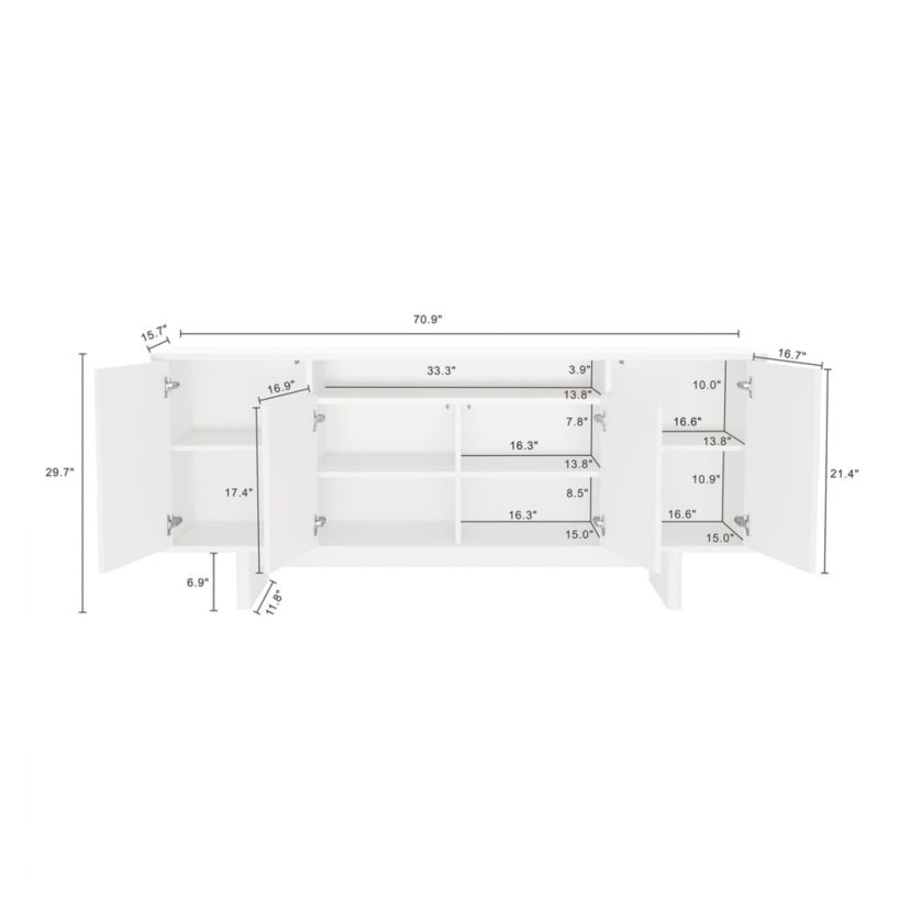 Ella 70.86" Sideboard