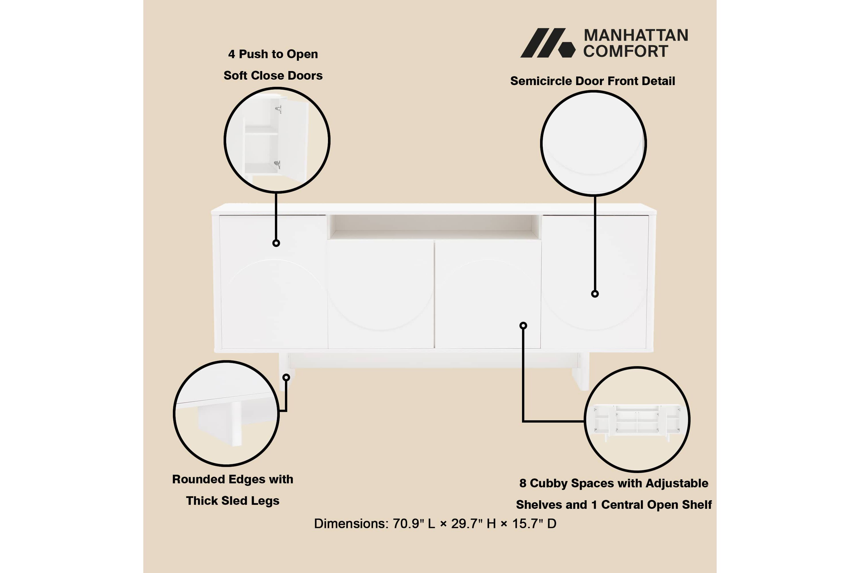 Ella 70.86" Sideboard