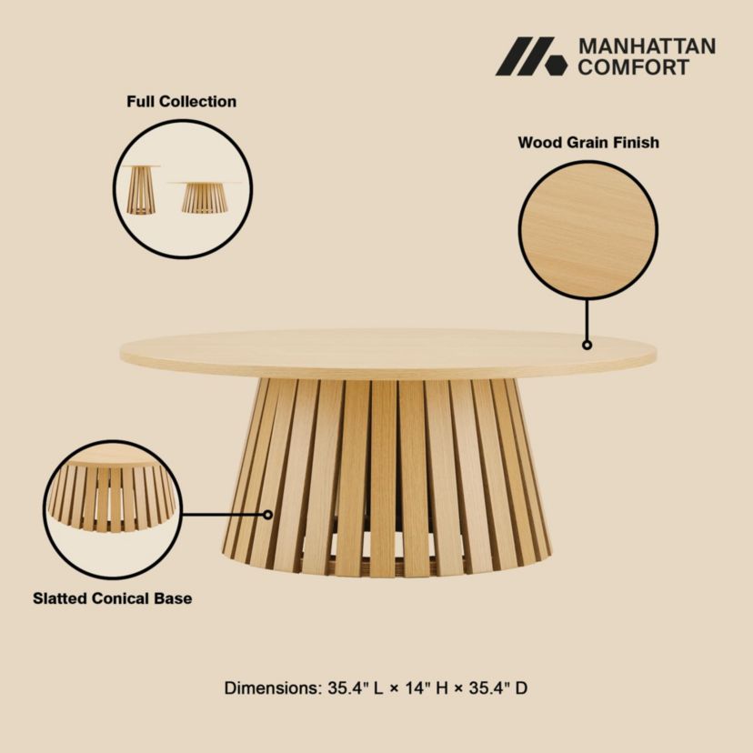 2-Piece Layla Coffee and End Table