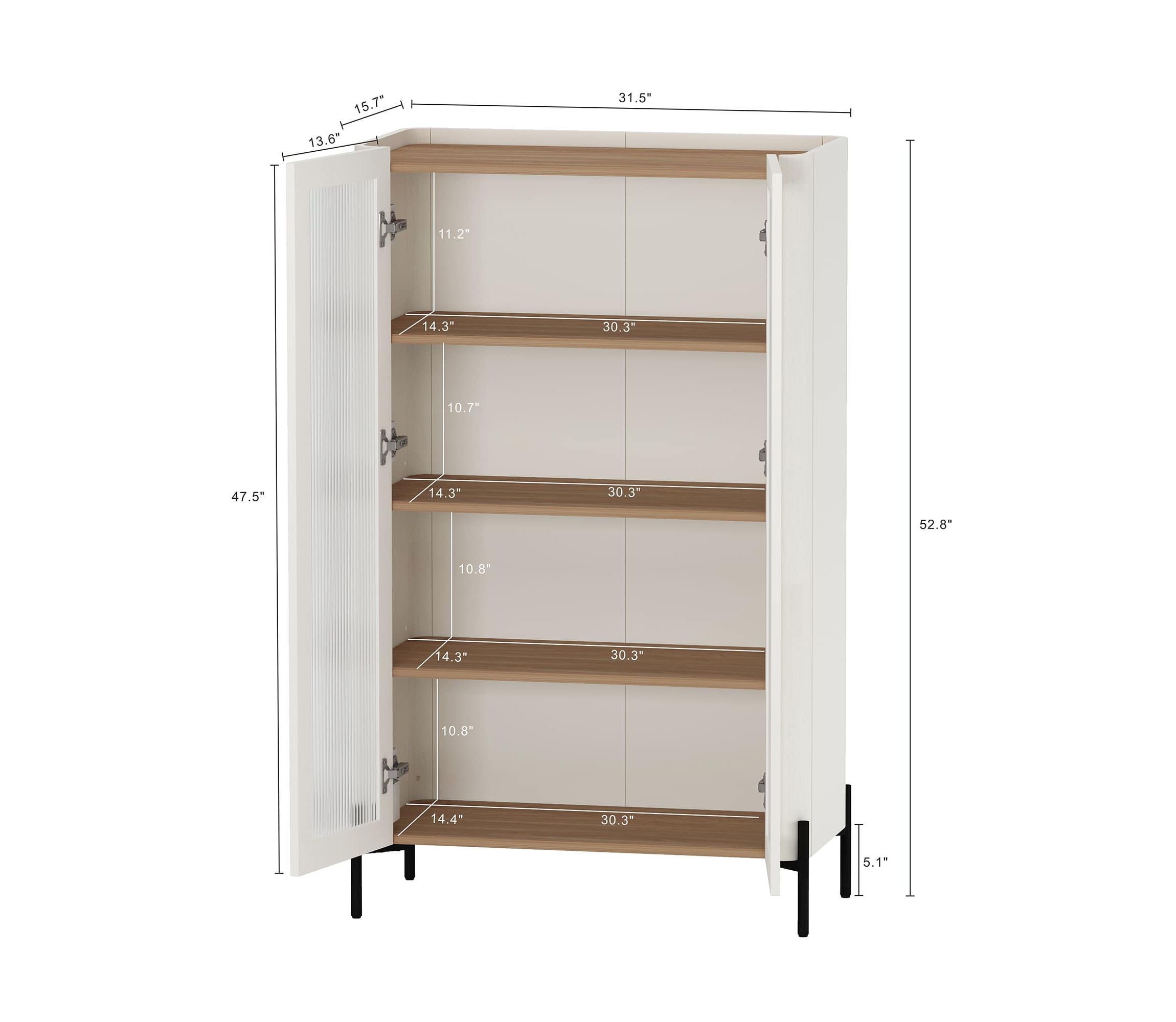 Abbey Décor Cabinet - Set of 2