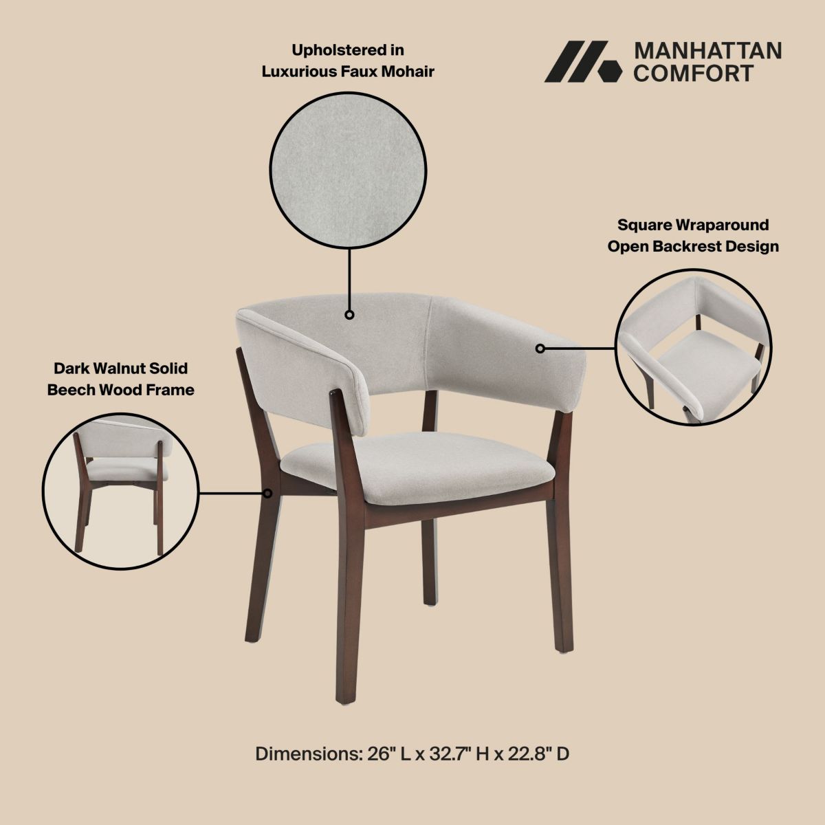Blake Dining Armchair - Set of 2