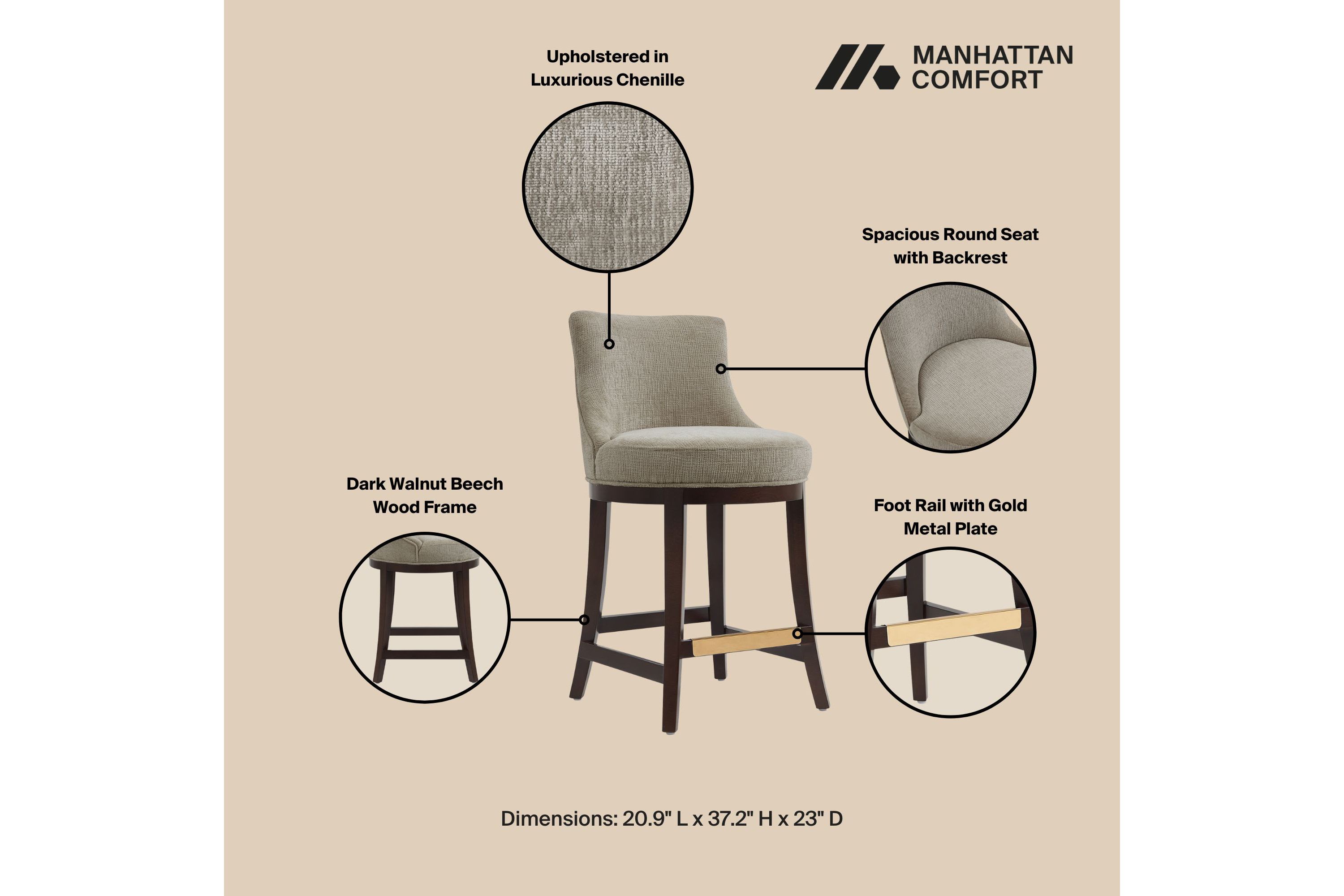 Lucia Counter Stool - Set of 3