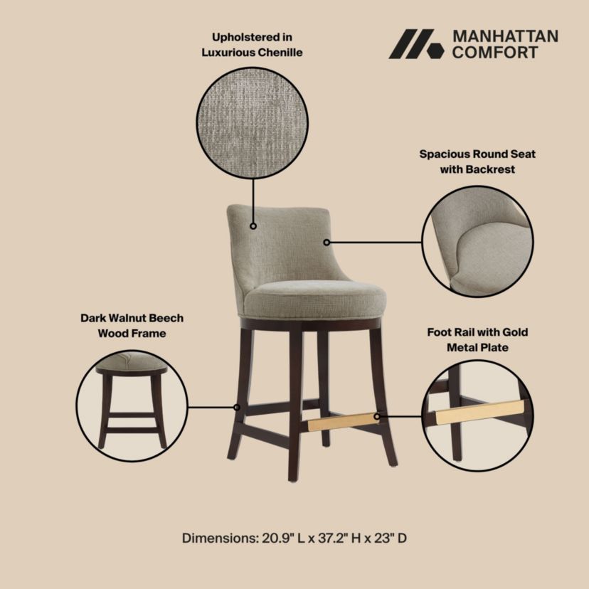 Lucia Counter Stool - Set of 3