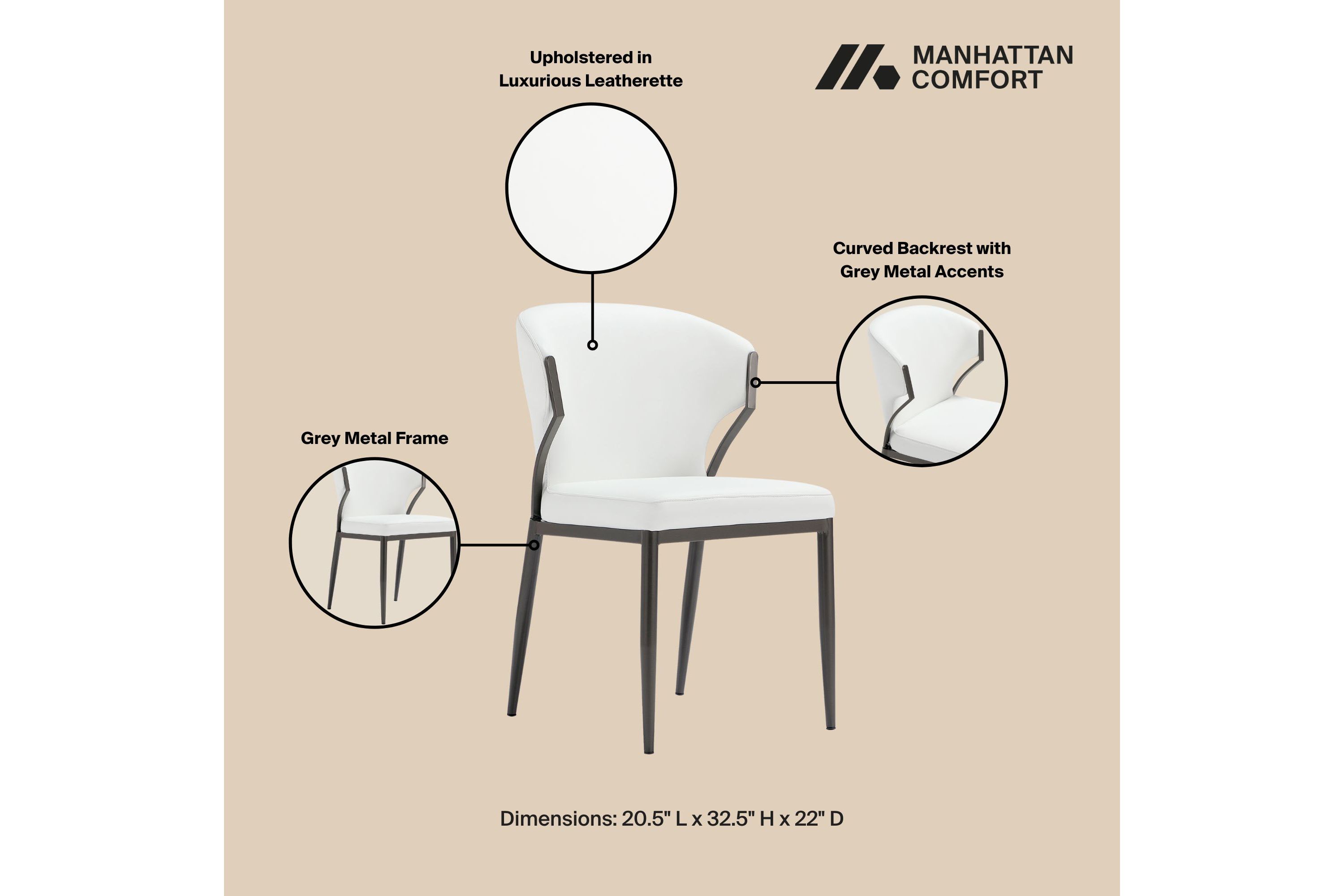 Kirsten Dining Chair - Set of 4