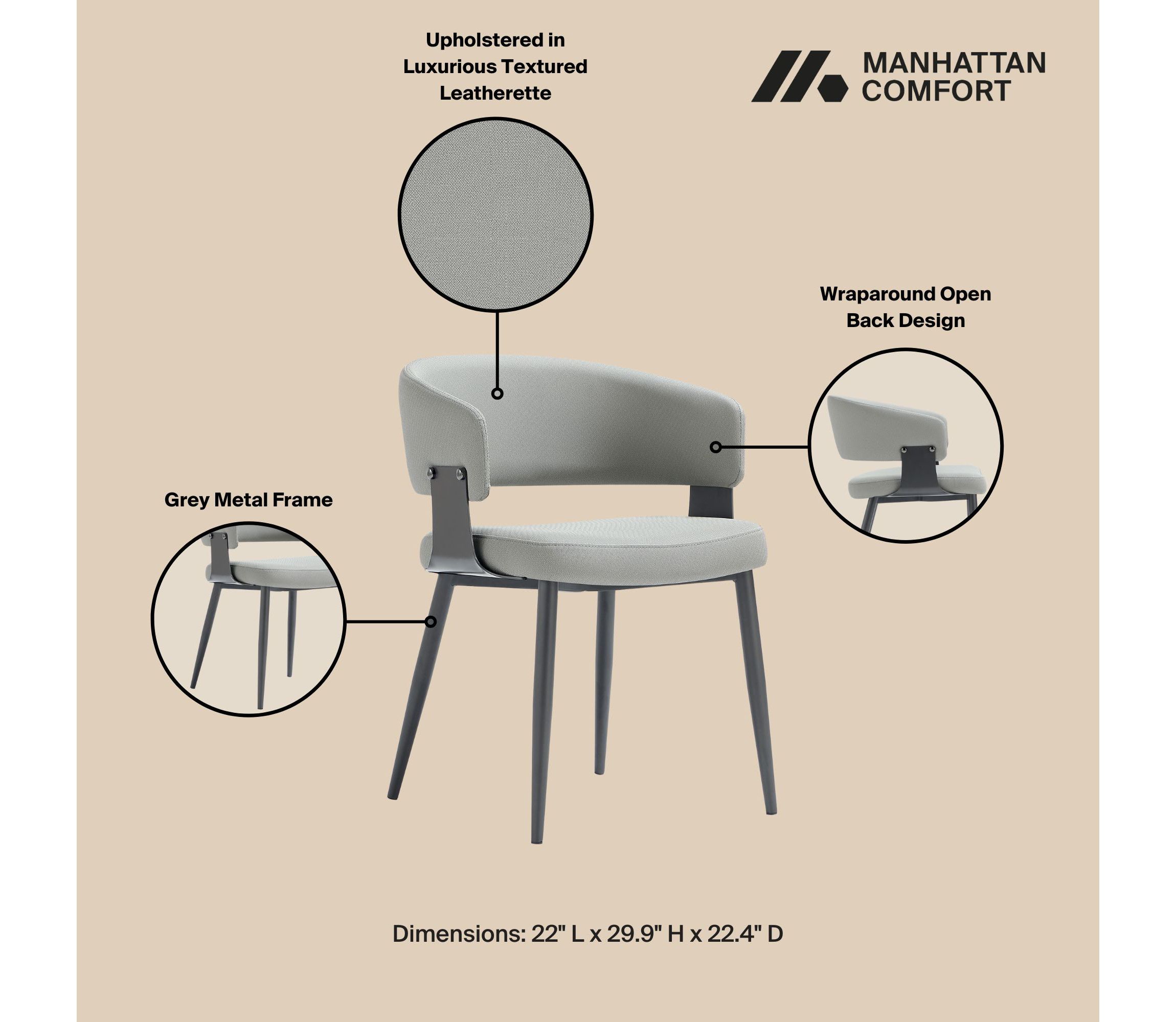 Luce Dining Chair - Set of 2