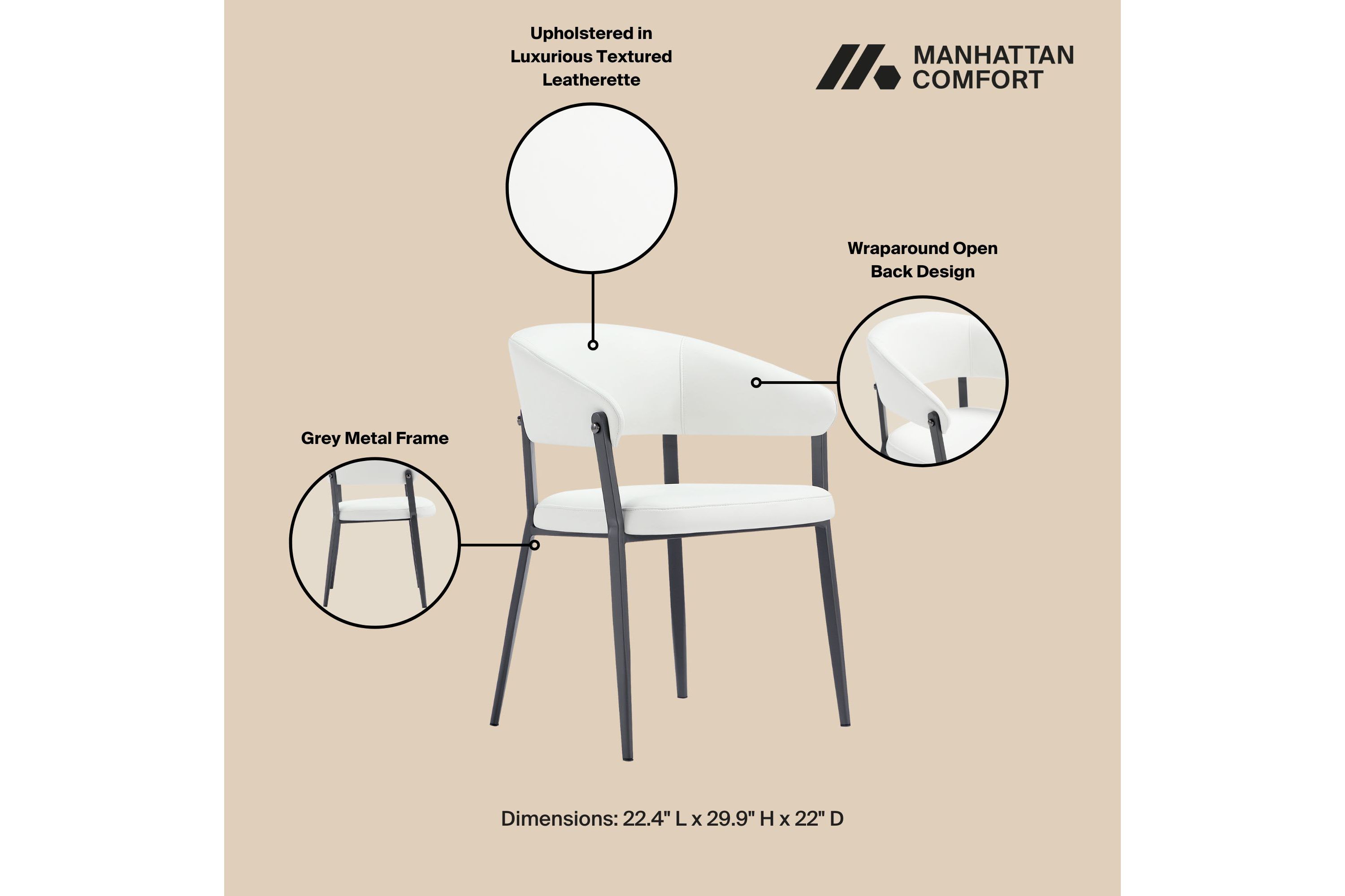 Belle Dining Chair - Set of 4